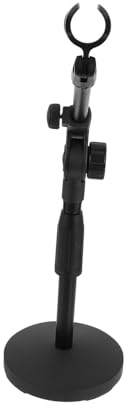ibasenice Adjustable Desktop Microphone Stand Boom Arm Mic Rack for Conference Use Compatible Xlr Microphones