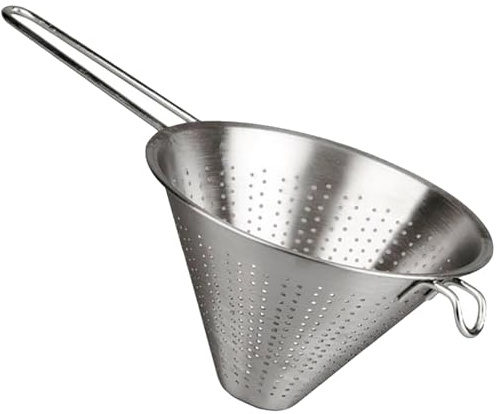 Tradineur - Colador chino - Fabricado en Acero Inoxidable - Escurridor para realizar labores de cocina - 16 cm