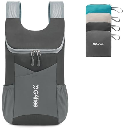 G4Free Ultraleichter Wanderrucksack, 11 l, kleiner faltbarer Wander-Tagesrucksack, lässige Outdoor-Tasche für Männer und Frauen