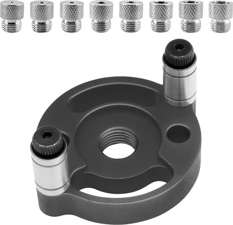 Guía Taladro, Soporte Taladro Vertical Columna, Trae Anillos 3/4/5/6/7/8/9/10mm Guia Taladro, Herramientas Carpinteria Madera, Preciso y Eficiente, para Trabajos Verticales Guía de Taladrar