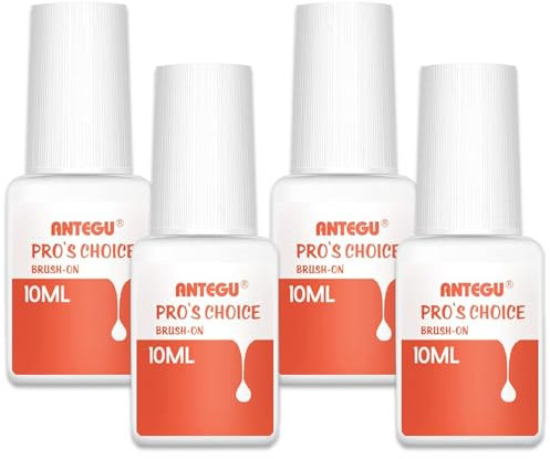 Pegamento para Reparar uñas Postizas,para uñas Rotas,Adhesivo de Secado Rápido,Pegamento de uñas natural fuerte