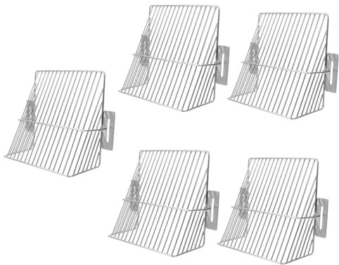 HOMSFOU 5stücke Edelstahl Ablaufgitter Hochwertiger Abflussfilter Anti- Für Balkon Terrasse Und Dach Langlebig Und Wetterbeständig Leichte Installation Effektiver Schutz Vor Laub Und