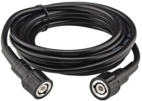 urcianow BNC Male to BNC Male 3Metre RG58Upgraded Coaxial Cable 50ohm BNC Extension Cable Jumper Low Loss CB Radio Coax Cable For Wireless Communication System/Testing Equipment/Antenna