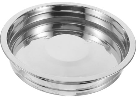 Cabilock Stainless Steel Communions Plate for Church Services Baking Plate for Communion Bread Elegant Design Safe and Reusable Metal for Home Use