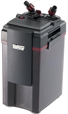 Hydor Außenfilter für Aquarien Professional 2.0 Aquarienfilter Silent Filter für Aquarien Inklusive Filtermaterialien Interner CO2-Diffusor Self-Ansaugend Einfache Wartung, für Aquarien bis 250 l