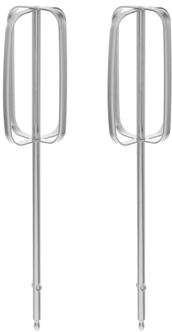 SHOWERORO 2 Pcs Hand Mixer Beaters Mixer Attachments Stainless Steel Electric Mixer Replacement Beaters for Hand Mixer Blenders Replacement Parts