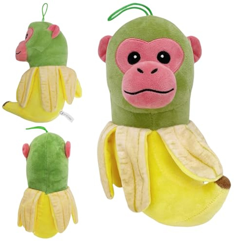 Tralalero PlüSchfigur, Tung Tung Tung Sahur Plush, Tralalero Tralala Figure, Tralalero Hai-Spielzeug, Italian Brainrot Kuscheltier, Soft Stuffed Animal Plu-sh Toy für Kinder(AFFE)