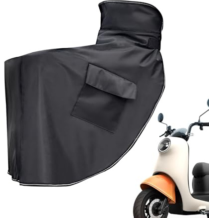 Scooter Leg Cover – 27.56x27.56x13.78in Winter Warm Windproof Blanket Protector for Scooter and E-Bike | Waterproof Apron Style Leg Shield for Cold Weather Riding, Snowy Day Commutes, Mud Protection