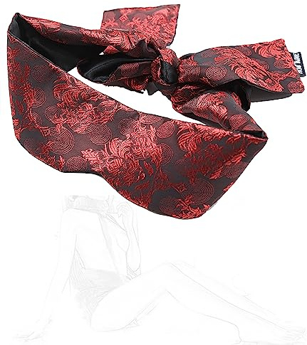HTdangT Augenbinde Augenmaske Band Blinder Weiche Und Bequeme Maske Augenklappe Gürtel Sexy Flirten SM Schlafmaske Bondage Rollenspiele Sexbett Fetisch Erotisches Sexspielzeug For Paare