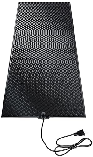LMzythrop Tappeto Riscaldante,36 * 150cm/14 * 60in,più Tappeti Possono Essere Collegati Insieme per Riscaldamento e Scioglimento Neve Interni ed Esterni,Tapis Chauffant Exterieur 1pcs
