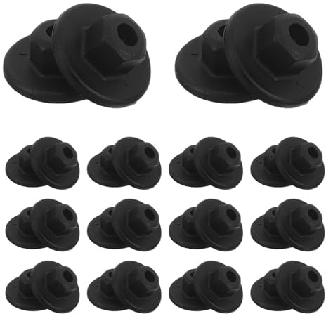 Cabilock Clip di Fissaggio in Plastica per Auto 40 Pezzi Set di Clip per Pannello Sottoscocca Elementi di Fissaggio per Dadi del Telaio Accessori per Protezione Sottoscocca Veicoli
