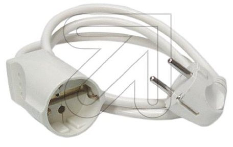 B.E.G. Brück EGB Schuko-Verlängerung weiÃŸ 1 m