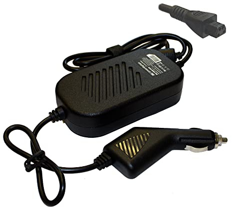 Power4Laptops DC Adapter Laptop Car Charger Compatible with Toshiba Satellite A45-S2502