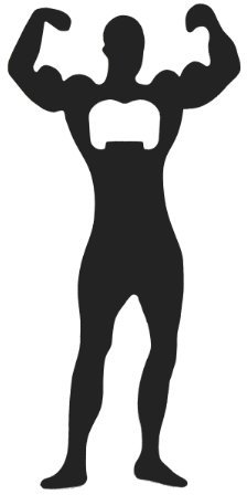 Muscle Man Bottle Opener Strongman Black Steel Novelty Beer Cider Glass Cap Bar Kitchen Gadget