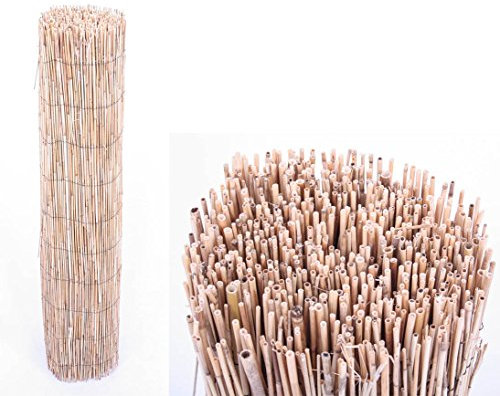 bambus-discount.com Bambusmatte 180 x 500cm Rio eco Modell - Günstiger und luftiger Sichtschutz 1,8m x 5m