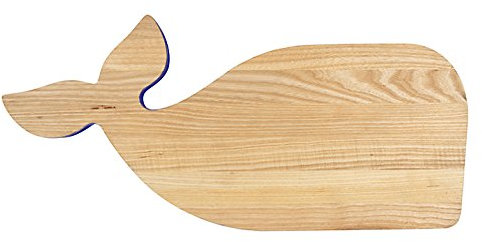 Schneidebrett aus Eschenholz, 54,3 x 25,6 x 1,8 cm (L x B x H).