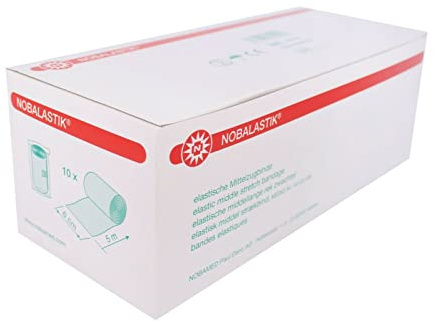 Nobalastik Mittelzugbinde 10 stück 6 cm x 5 m