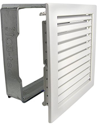 Kaltluftgitter KG 2323 W Lüftungsgitter Weiss 230 x 230mm Zuluft Abluftgitter