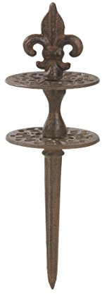 Dehner Schlauchführung nostalgisch, ca. 31 x 10 x 10 cm, Gusseisen, edelrostfarben, Rost
