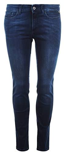 REPLAY New Luz Powerstretch Denim Skinny Jeans para Mujer, Azul (0072 Dark Blue), 23W / 32L