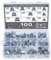 SHEENO 100 abrazaderas para manguera de combustible, 10 tamaños, 7-18 mm, manguera de aire, manguera galvanizada de silicona al vacío, fijación para manguera