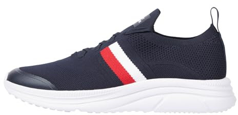 Tommy Hilfiger Herren Runner Sneaker Sportschuhe, (Desert Sky), 42