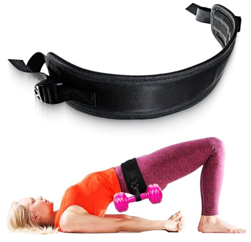 Hip Thrust Belt Hip Thrust Gewichtsgürtel für Zusatzgewicht, Langhantel Polster Rutschfester Hantel Hip Thrust Polster Gerät Krafttraining Zuhause für Frauen Krafttrainingsgürtel für Heimtraining