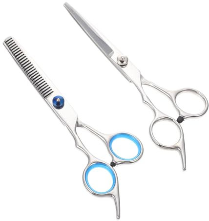 Healeved 2stücke Teiliges Edelstahl Friseurscheren-set Mit Kamm Praktische Haartrimmwerkzeuge Für Salon Und Zuhause Für Haarschnitte Und Friseurbedarf