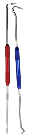 Nicear 2 PCS Double Ended Specialty Pick Set O Ring And Hooks Scriber Set For Removing Rings And Picking Things