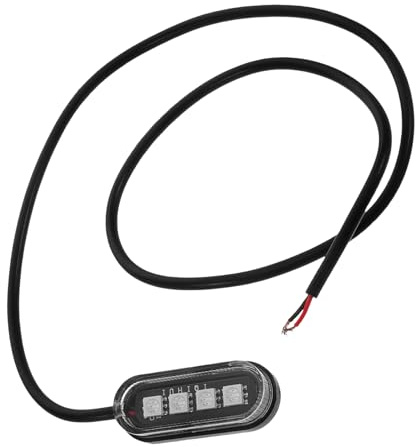 Cabilock Luces ambientales LED Luces de contorno para resaltar el vehículo luces de contorno para automóviles luz trasera de la motocicleta accesorios exteriores del coche el plastico Black