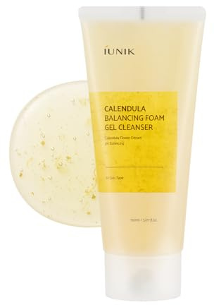 IUNIK - Calendula Balancing Foam Gel Cleanser, 150 ml