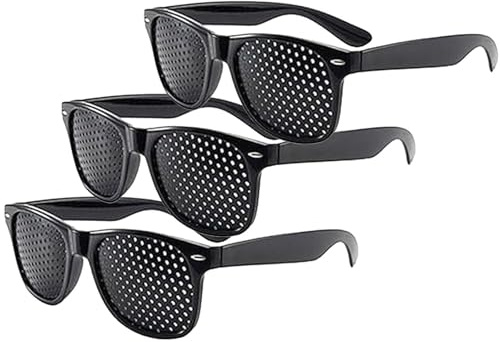 Mifeiwukawa Pinhole Glasses for Vision Correction Anti Myopia and Astigmatism Improve Eyesight for Women and Men (3)