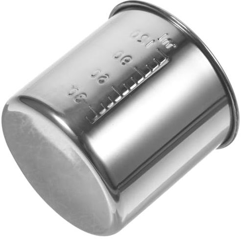 LOLIPPYY Tasse à Mesurer Multifonction en Acier Inoxydable de 120ml Échelle, Adaptée Riz Grains Cuisine Cuiseurs à Riz Familiaux