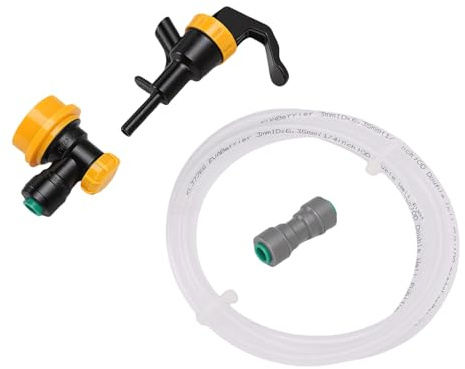 Tnfeeon Lock Beer Line Kit, Food Grade PVC Beer Dispensing Hose, Quick Disconnect, Smooth Pour Line for Home Brewing and Kegerator