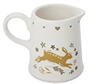 Cooksmart British Designed Milk Jug | Ceramic Milk Jug for Milk Or Creamer | Milk Jugs for All Type of Kitchens (Woodland)