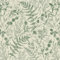 Yomshi Beige Green Leaf Self Adhesive Wallpaper 41cm×3m Botanical Wallpaper Removable Peel and Stick Wallpaper Waterproof Vinyl Film for Living Room Bedroom Kitchen Wall