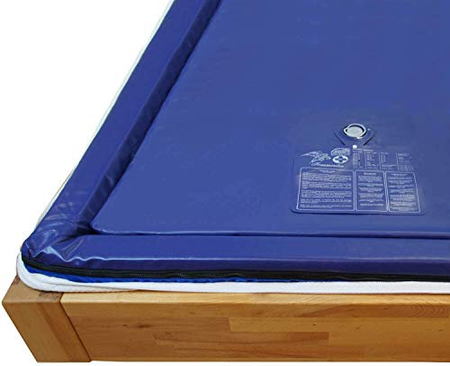 Traumreiter Wasserbett Matratze Premium dual, 1x Wassermatratze 100x210 für 200x210 Softside Schaumwanne Außenmaß, Wasserbettmatratze Wasserkern Water Bed Mattress MESAMOLL® II (schwingt 1-2 Sek.)