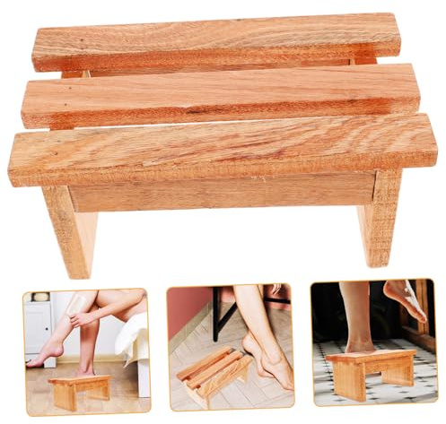 LALADEFIEE Foot Stool for Bathing Multipurpose Sauna Footrest Non Slip Design Footstool for Bathroom Living and Bedroom Use Comfortable Leg Rest for Relaxation and Stability