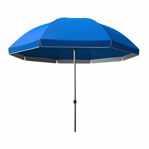 Genérico Sombrilla de Jardín 270 cm Sombrilla de Playa Redonda Protección UV Sombrilla Grande Impermeable para Patio Balcón Piscina Terraza