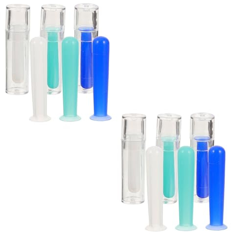 SHINEOFI Hard Contact Lens Remover Tool Comfortable Application 12pcs with Soft Rubber Suction Cup and Plastic Plunger Includes Storage Box Universal Fit for Scleral and Monthly Lenses