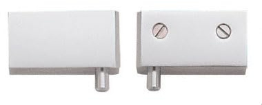 CRL Satin Chrome Wide Glass Door Pivot Hinge - Package