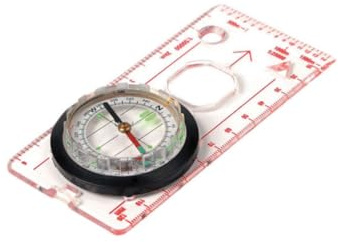 Highlander Deluxe Compass - For Map Reading, Walking & Hiking