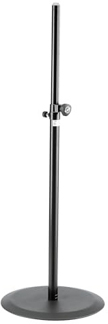 K&M 26735 Boxenstativ Schwarz aus Stahl, Topline - perfekt bei wenig Platz - robust und langlebig - 20 kg Traglast