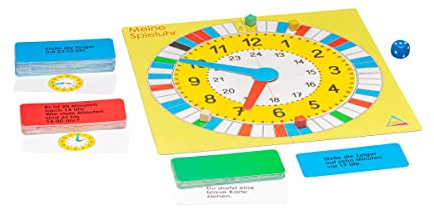 WISSNER® Mathespiel Uhrzeit - Lernspiel