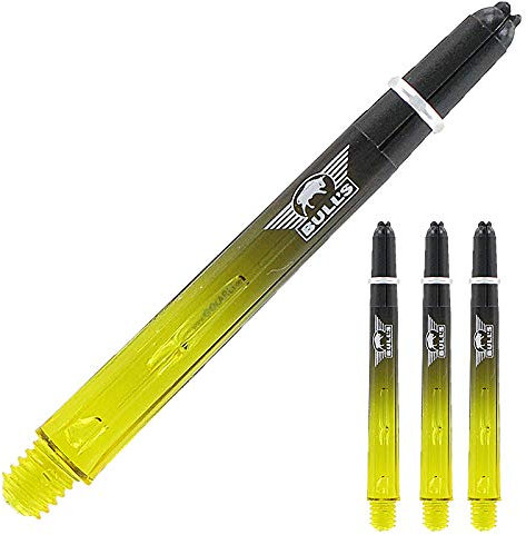 Bulls NL BULL´S Airstriper Shaft mit Aluminium Ring Dartschäfte Dartschaft (Gelb)