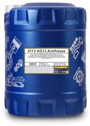 MANNOL 4113 Antifreeze AG13 Kühlerfrostschutz Konzentrat HOAT, G13, 10L