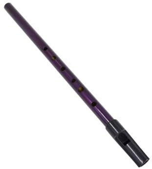 Irish Whistle Flute Kupfer D Irish Tin Penny Whistle Traditionelles Holzblasinstrument(Lila)