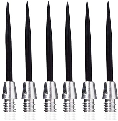 BEST SPORTING Steeldart Spitzen für Soft-Dartpfeile I Stahl-Dartspitzen I 2ba Gewinde I Darts Spitzen Steel I Metallspitzen für Dartpfeile umrüsten I Dart Spitzen Steel I Dartspitzen Steel