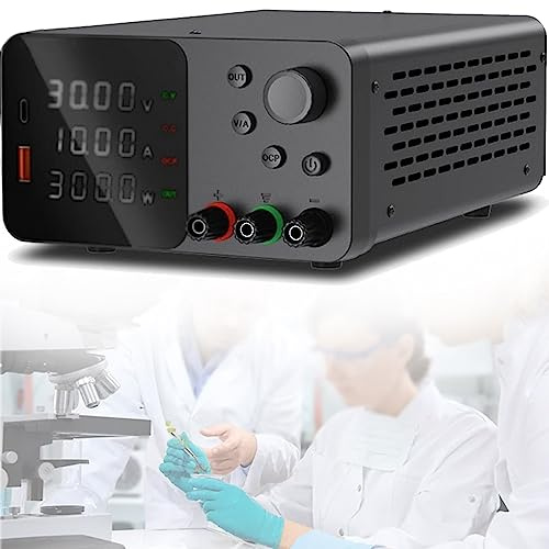Bench Adjustable Power Supply DC Switching Power Supply, Encoder-Regulated Laboratory Power Supply with USB Fast Charging Interface,SPPS-S605R