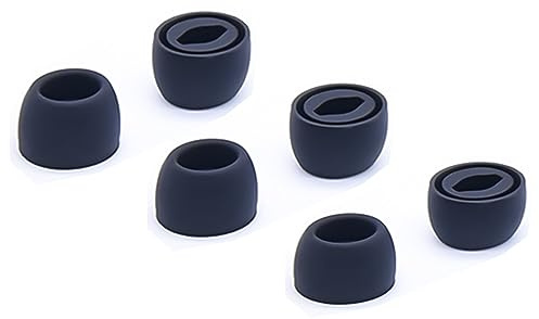 Embouts en Silicone pour Samsung Galaxy Buds Pro - Lot de 3 Tailles (S/M/L), Compatibles avec Étui de Charge, Antidérapants et Réduction de Bruit avec Filtre, Noir